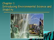Chapter 1 Introducing Environmental Science and Stability