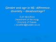 Gender%20and%20age%20in%20HE:%20difference,%20diversity%20 PowerPoint PPT Presentation