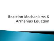 Reaction Mechanisms