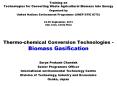 Thermo-chemical Conversion Technologies - Biomass Gasification PowerPoint PPT Presentation