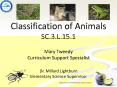 Classification of Animals SC.3.L.15.1 PowerPoint PPT Presentation