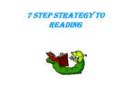 7 Step Strategy to Reading