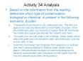 Activity 34 Analysis PowerPoint PPT Presentation
