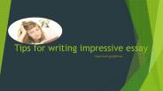 Tips for effective essay writing
