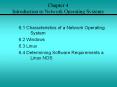 Chapter 4 Introduction to Network Operating Systems PowerPoint PPT Presentation