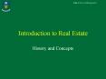 Introduction to Real Estate PowerPoint PPT Presentation