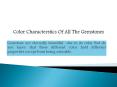 Color Characteristics Of All The Gemstones PowerPoint PPT Presentation