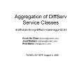 Aggregation of DiffServ Service Classes PowerPoint PPT Presentation