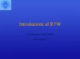 Introduzione al RTW PowerPoint PPT Presentation