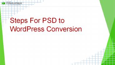 PSD TO WordPress