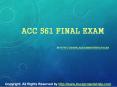 ACC 561 Final Exam Latest University of Phoenix Tutoring PowerPoint PPT Presentation