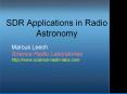 SDR Applications in Radio Astronomy PowerPoint PPT Presentation