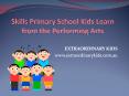 Skills Primary School Kids Learn from the Performing Arts (1) PowerPoint PPT Presentation
