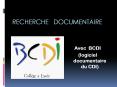 RECHERCHE  DOCUMENTAIRE PowerPoint PPT Presentation