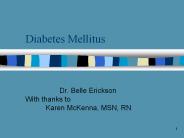 Diabetes Mellitus