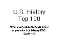 U.S. History Top 100 PowerPoint PPT Presentation