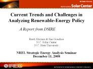 Current Trends and Challenges in Analyzing Renewable-Energy Policy