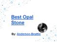 Best Opal Stone