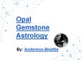 Opal Gemstone Astrology PowerPoint PPT Presentation