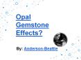 Opal Gemstone Effects PowerPoint PPT Presentation