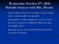Wednesday October 17th ,2014 Reliable Sources with Mrs. Brooks PowerPoint PPT Presentation