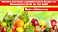 Effective And Simple Anti-Inflammatory Recipes For Rheumatoid Arthritis For Fast Relief PowerPoint PPT Presentation