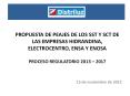 PROPUESTA DE PEAJES DE LOS SST Y SCT DE LAS EMPRESAS HIDRANDINA, ELECTROCENTRO, ENSA Y ENOSA PROCESO REGULATORIO 2013  PowerPoint PPT Presentation