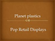 Pop retail displays