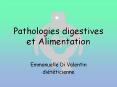 Pathologies digestives et Alimentation PowerPoint PPT Presentation