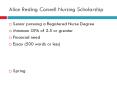 Alice Reding Connell Nursing Scholarship PowerPoint PPT Presentation