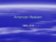 American Realism