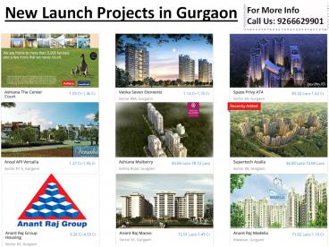 New Launch Projects in Gurgaon (2)
