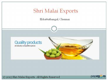 Senna Leaves Exports