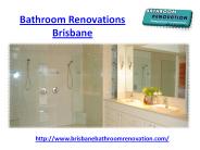 Bathroom renovations brisbane southside