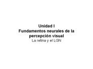 Unidad I