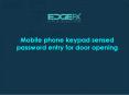 Mobile Phone Keypad Sensed Password Entry For Door Opening PowerPoint PPT Presentation