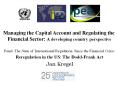 Managing the Capital Account and Regulating the Financial Sector: A developing country perspective PowerPoint PPT Presentation