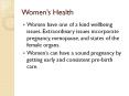 Women's Health PowerPoint PPT Presentation