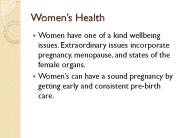 Women's Health