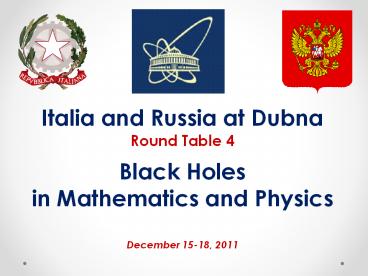 Italia and Russia at Dubna