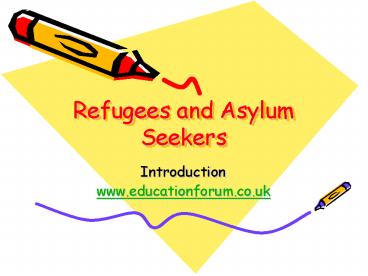 Refugees and Asylum Seekers