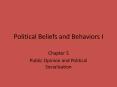 Political Beliefs and Behaviors I PowerPoint PPT Presentation
