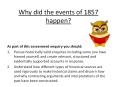 Why did the events of 1857 happen? PowerPoint PPT Presentation