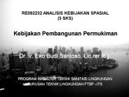 Kebijakan Pembangunan Permukiman