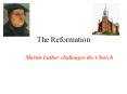 The%20Reformation PowerPoint PPT Presentation