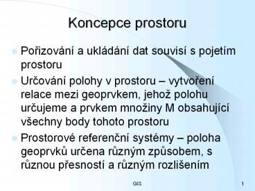 Koncepce prostoru