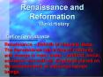 Renaissance and Reformation PowerPoint PPT Presentation