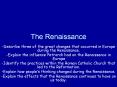 The Renaissance PowerPoint PPT Presentation