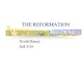 THE%20REFORMATION PowerPoint PPT Presentation
