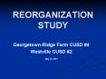 REORGANIZATION STUDY PowerPoint PPT Presentation